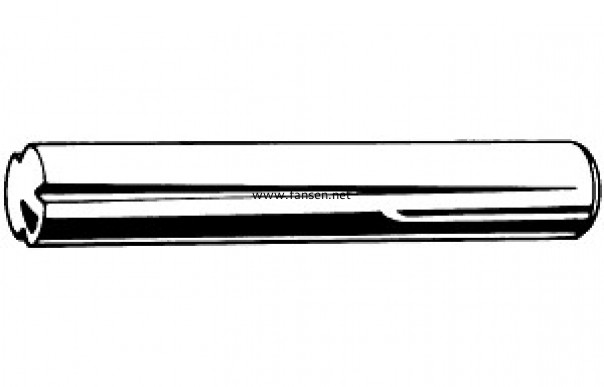 DIN1471 Grooved pin, full length taper grooved 圓錐型槽銷
