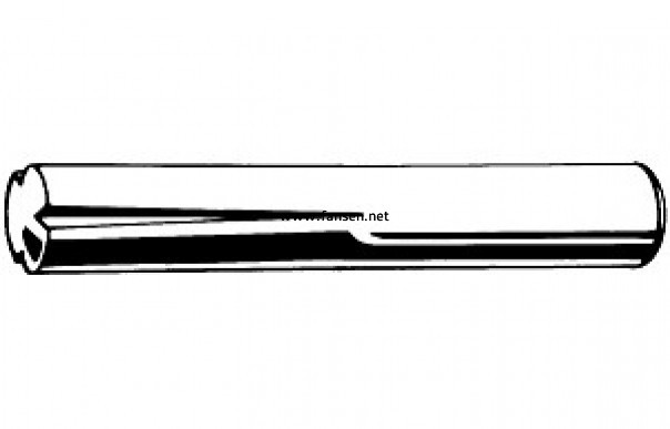 DIN1472grooved pins,taper grooved half length圓錐型槽銷(半槽)